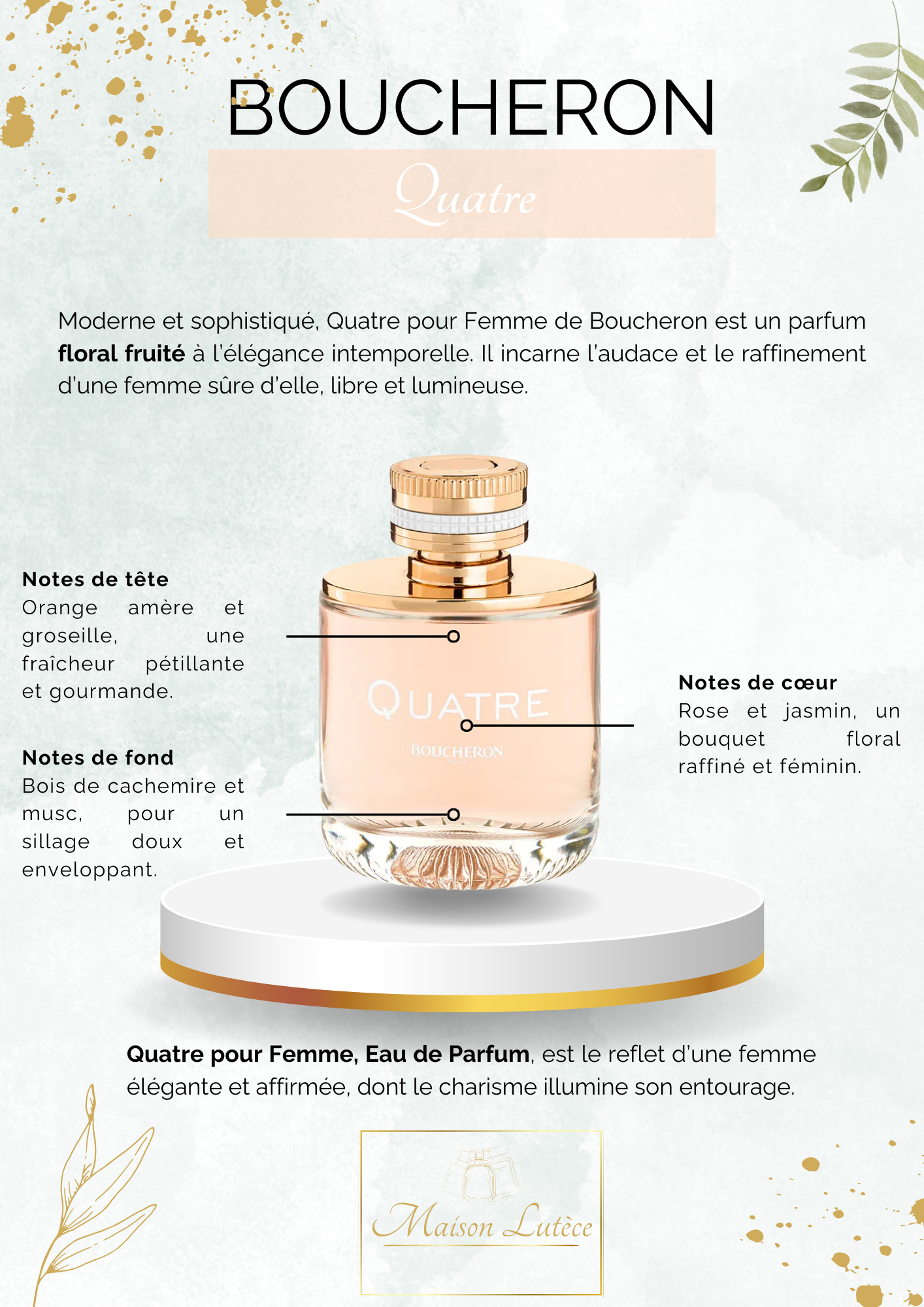 Quatre pour Femme – Boucheron